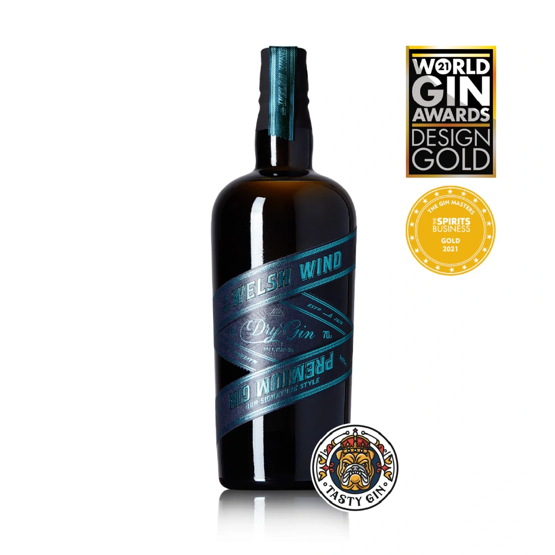 Hvis du leder efter en gin, der skiller sig ud fra mængden, er Welsh Wind Signature Style Gin et oplagt valg. Det er ikke bare endnu en klassisk gin – det er en oplevelse. For det første får du en prisvindende kvalitet. Ginnen har vundet guld ved både Global Gin Masters og World Gin Awards, hvilket er et klart kvalitetsstempel i en verden fyldt med konkurrence .