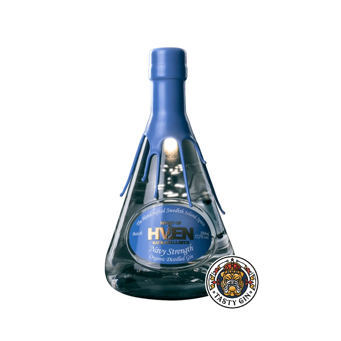 Spirit of Hven gin, navy strength gin 57,1%, økologisk gin, svensk gin, premium gin, craft gin Sverige, stærk gin, organic navy strength gin, Spirit of Hven destilleri, luksus gin, enebær gin, citrus gin